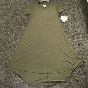 NWT Lularoe Olive Green Carly